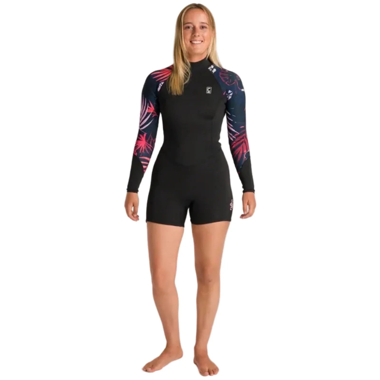 C-Skins NuWave Solace Lite 2mm Womens FL Back Zip Shorty