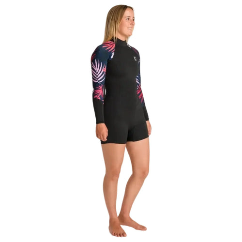 C-Skins NuWave Solace Lite 2mm Womens FL Back Zip Shorty