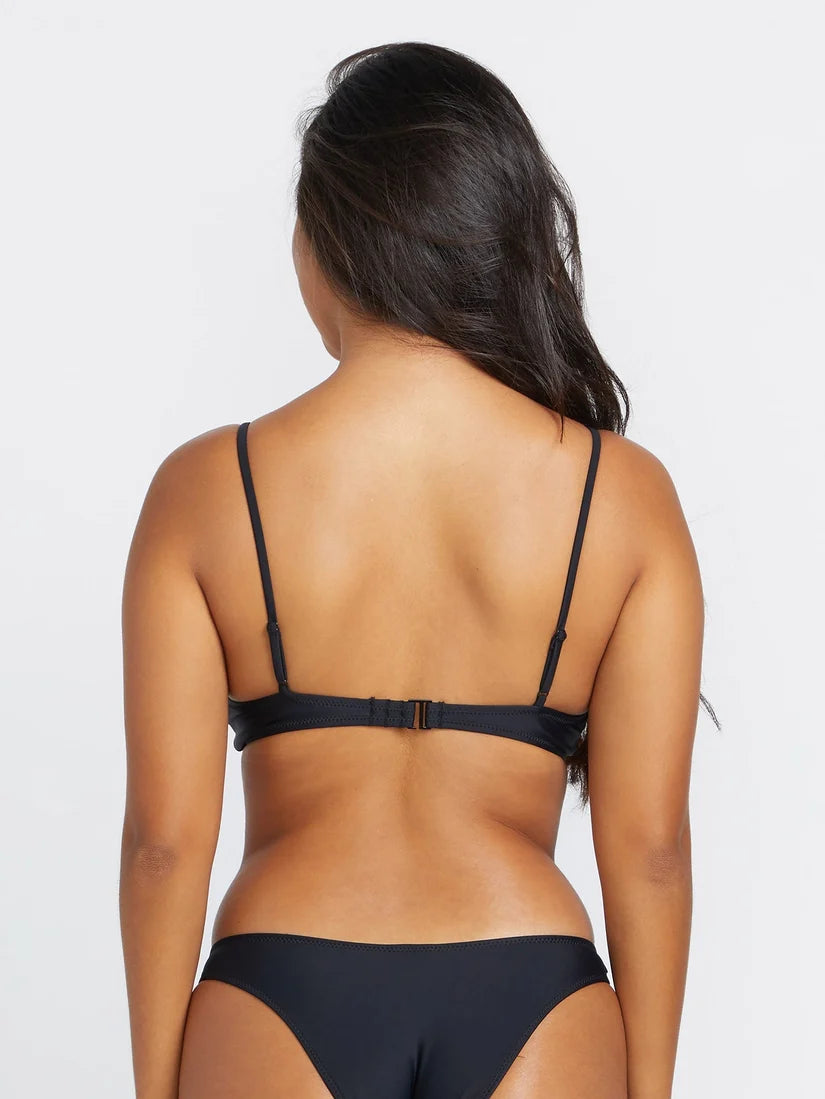 Volcom Women’s Simply Solid Crop Bikini Top