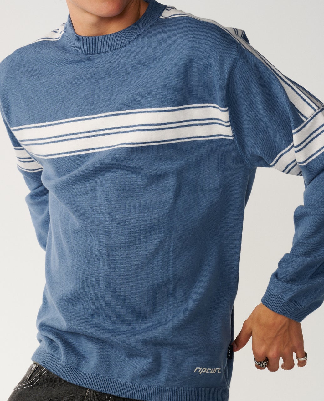 Ripcurl Archive Stripe Crew Knit