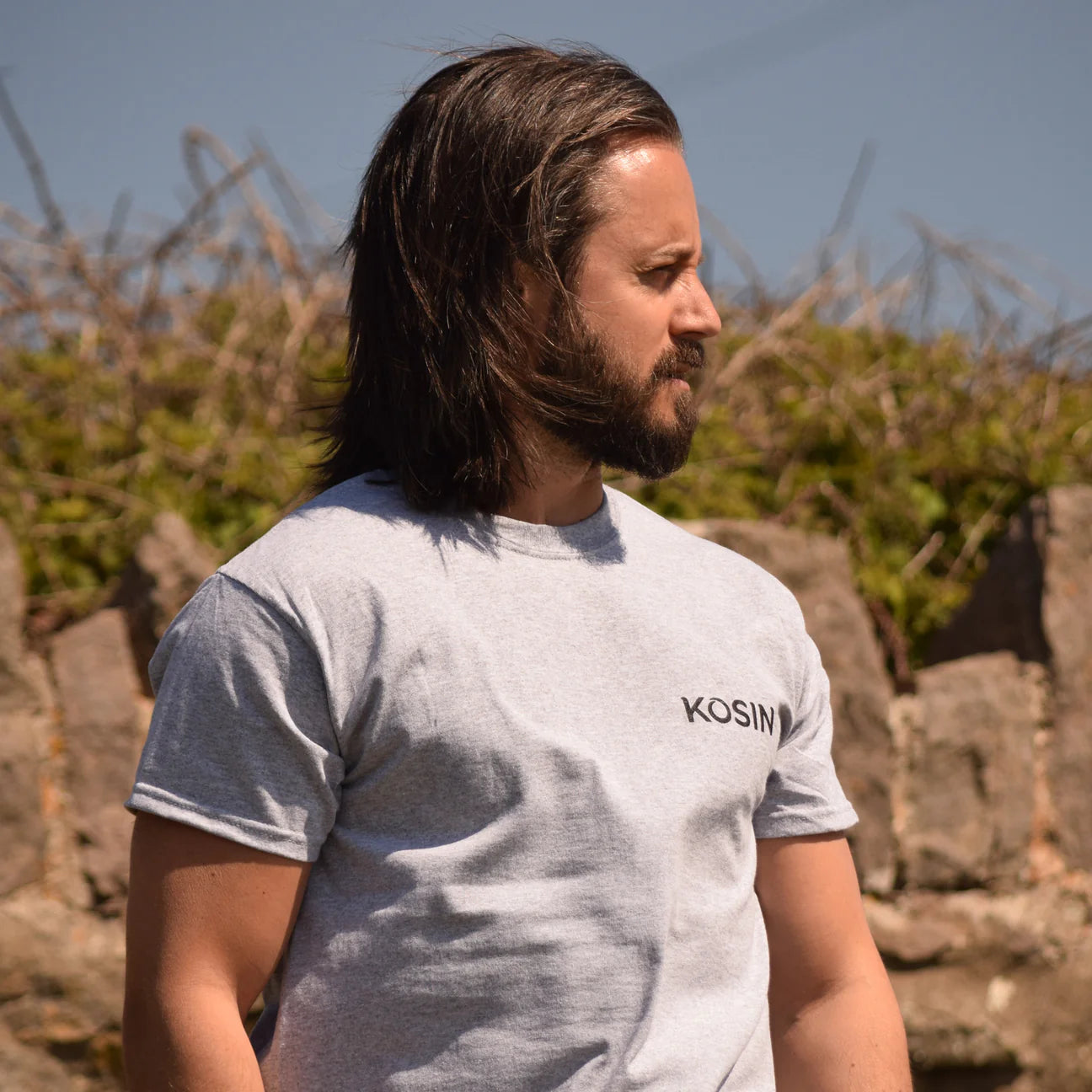 Grey kosin big wave tee