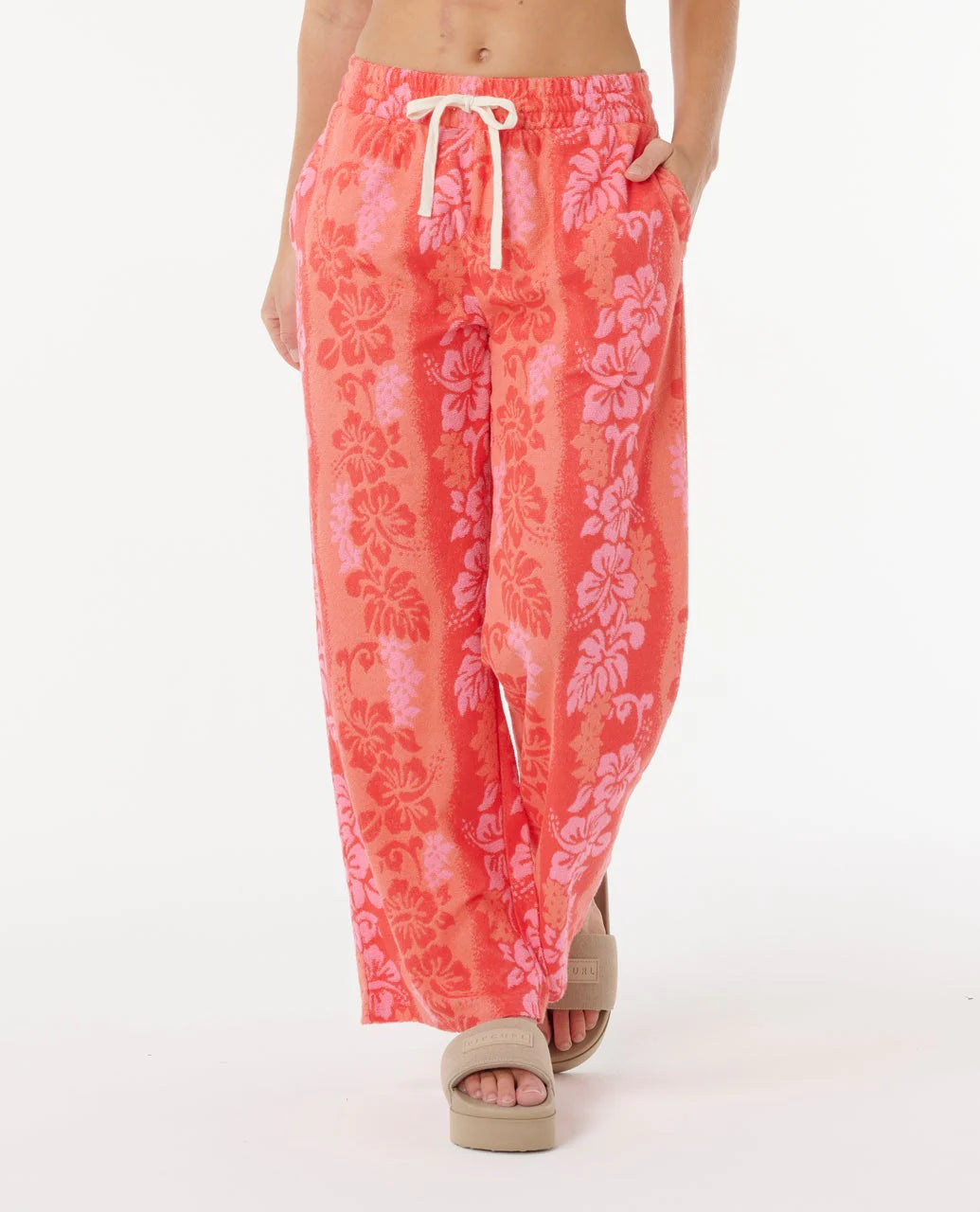 Details of Ripcurl womens trouser floral design