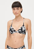 Ripcurl bikini floral pattern in black