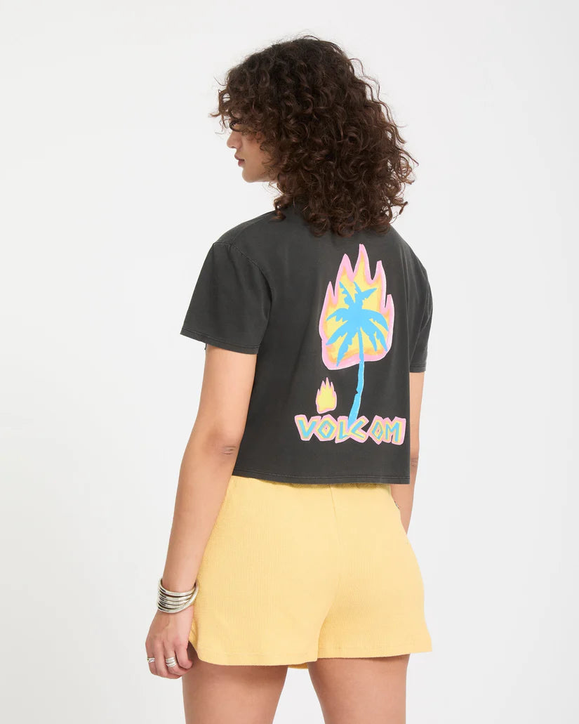 Volcom women’s Pocket Dial T-Shirt - Vintage Black