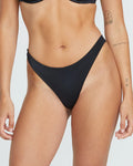 Black bikini bottom tiny cut by volcom 