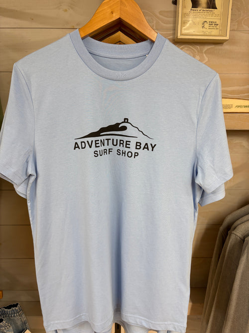 Adventure Bay Surf Shop chest logo T-shirt
