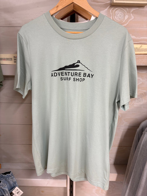 Adventure Bay Surf Shop chest logo T-shirt