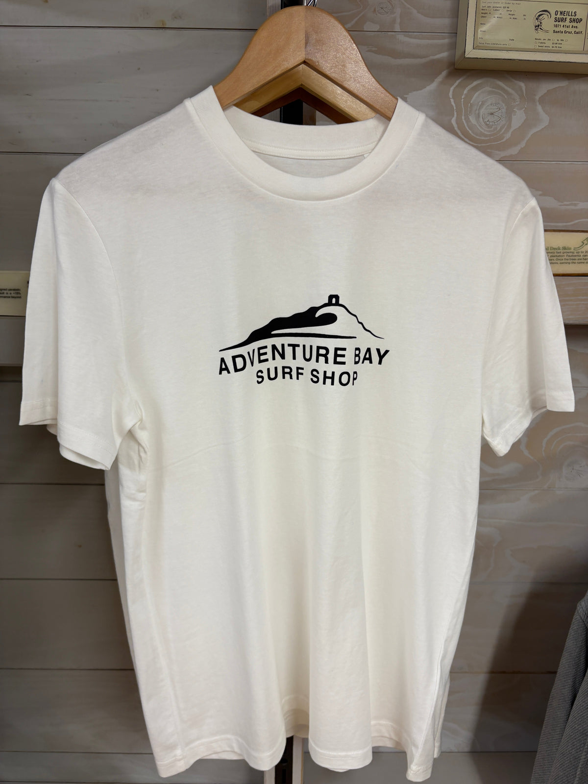 Adventure Bay Surf Shop chest logo T-shirt
