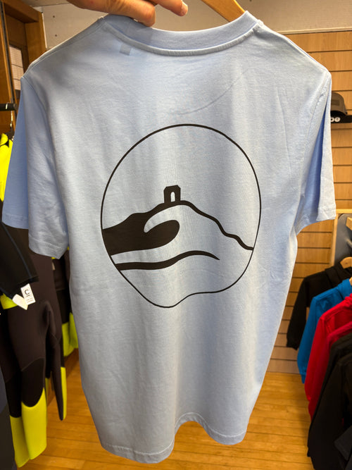 Adventure Bay Surf Shop round logo T-shirt