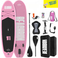Beach Bum Pink Power inflatable SUP package with accessories