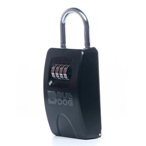 Bulldog Lock Box key safe for storing car keys while surfing