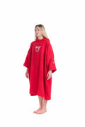 Buz adult Red changing robe front view
