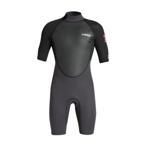 C-Skins Element men’s 3/2 shorti wetsuit in anthracite and black