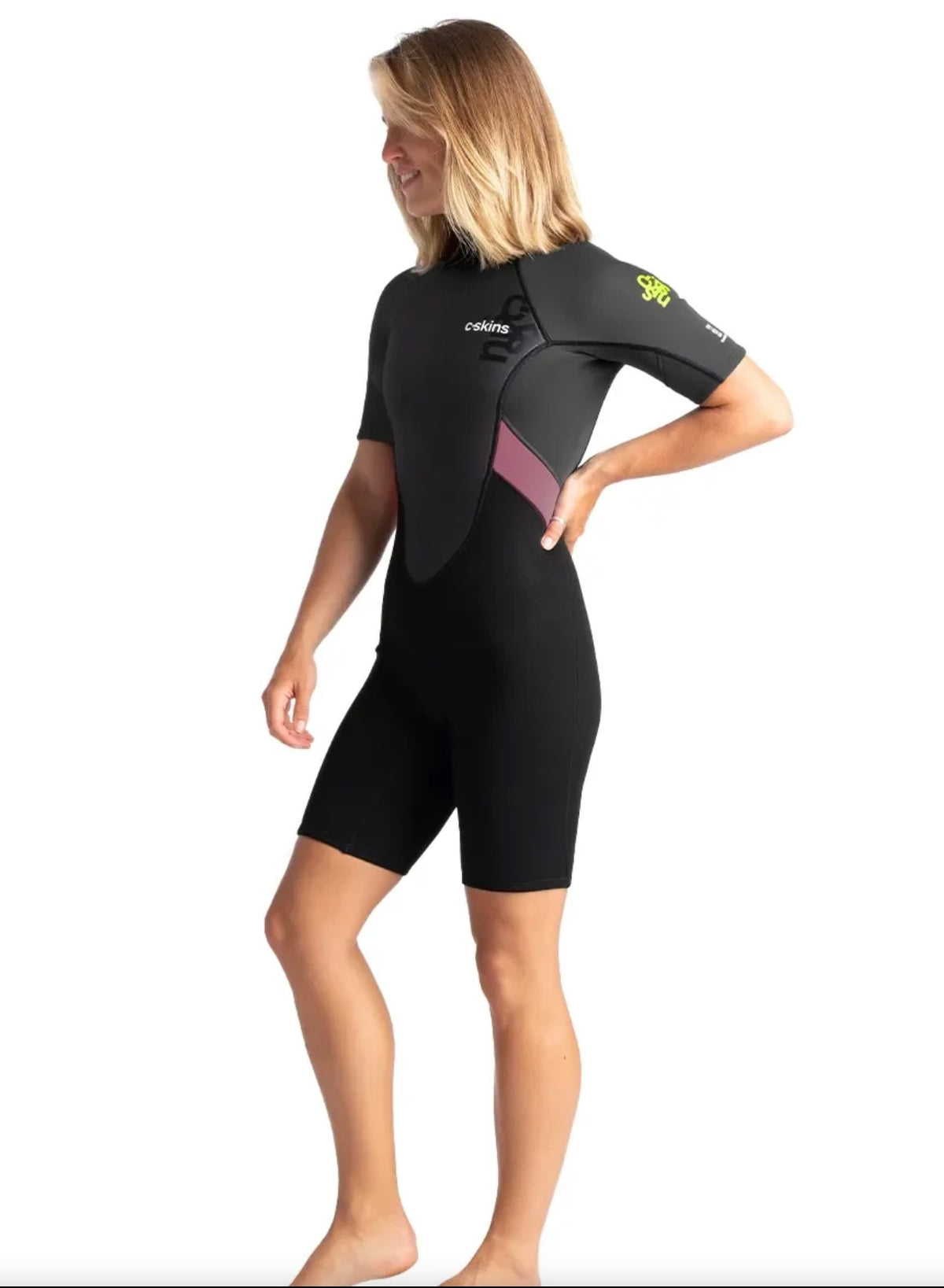 C-Skins Element Women’s Shorti Back Zip, product view 3