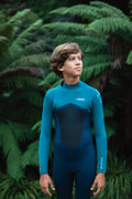 C-Skins NuWave Legend junior 4/3 back zip wetsuit in lime