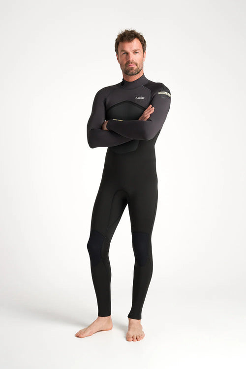 C-Skins NuWave Legend men’s 4/3 back zip wetsuit front view