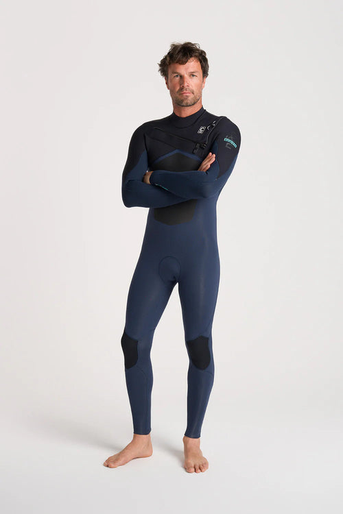 C-Skins NuWave ReWired men’s 3/2 chest zip wetsuit front view