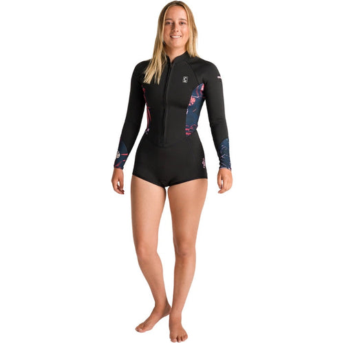 C-Skins NuWave Solace Lite women’s 2/2 long sleeve surf suit front view