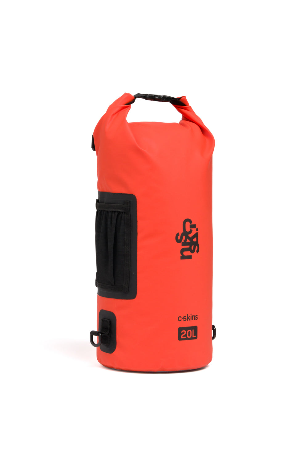 C-Skins Session 20L dry bag in Flame Orange detail
