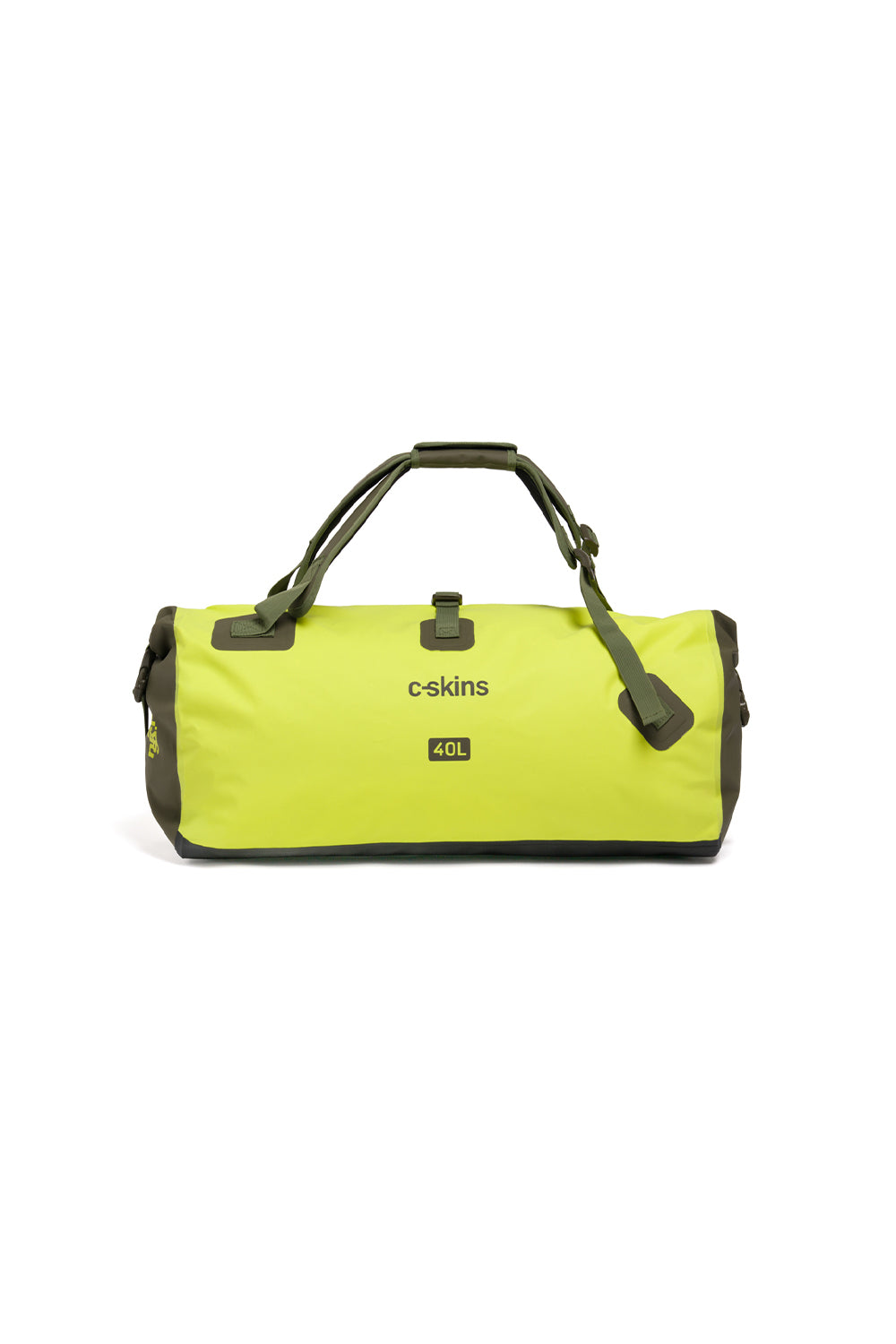 C-Skins Storm Chaser 40L waterproof dry duffel in Flash Green
