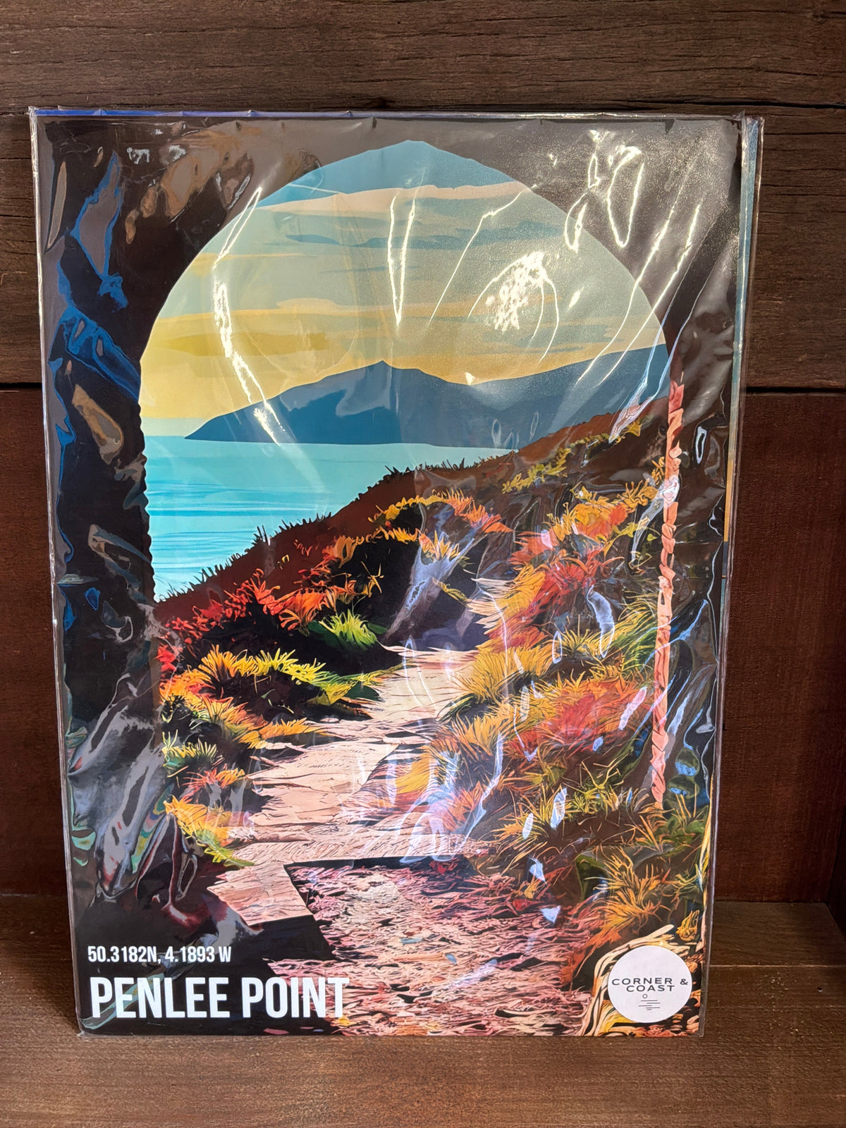 Corner & Coast unframed coastal artwork