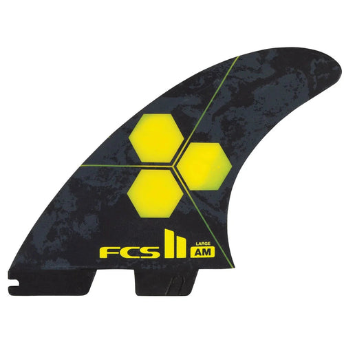 FCS II AM Performance Core large thruster fins in yellow
