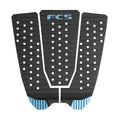 FCS Kolohe Andino Tread-Lite tail pad in black and Tranquil Blue