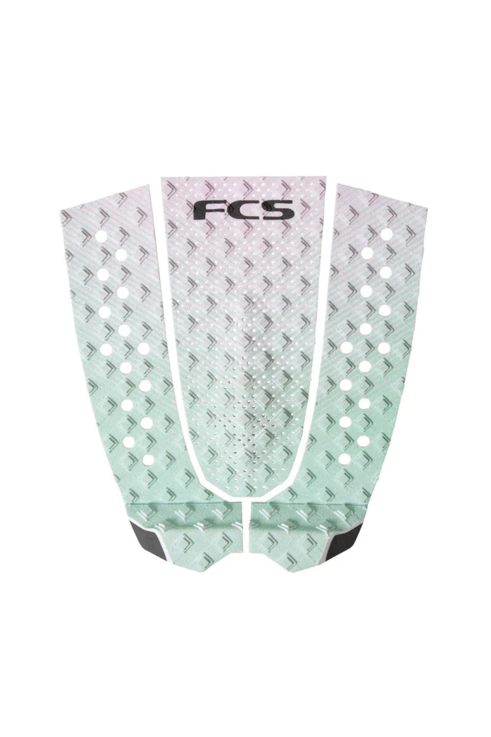 FCS Sky Brown T-3 traction pad in Sea Foam