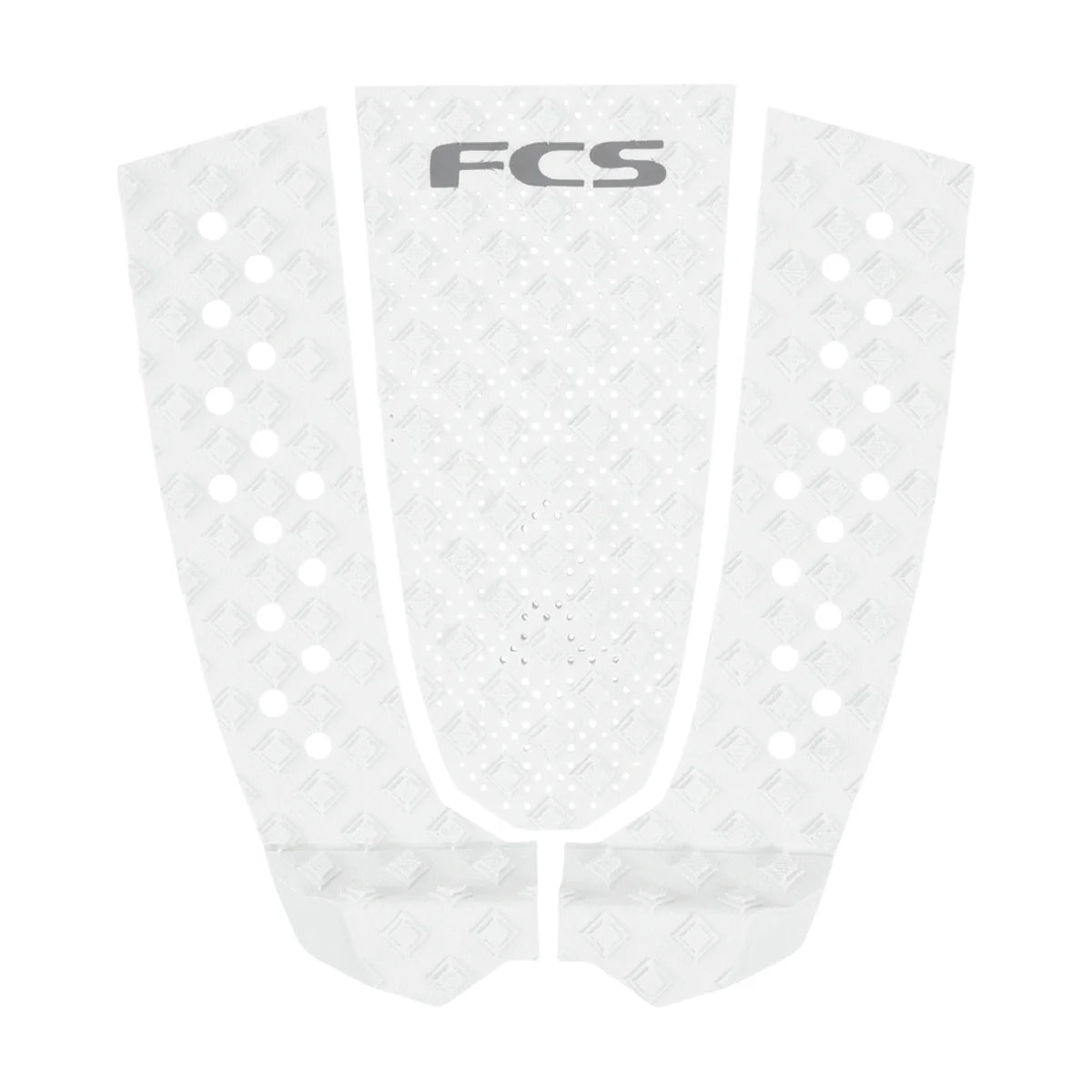 FCS T-3 Pin Eco traction pad in white and cool grey