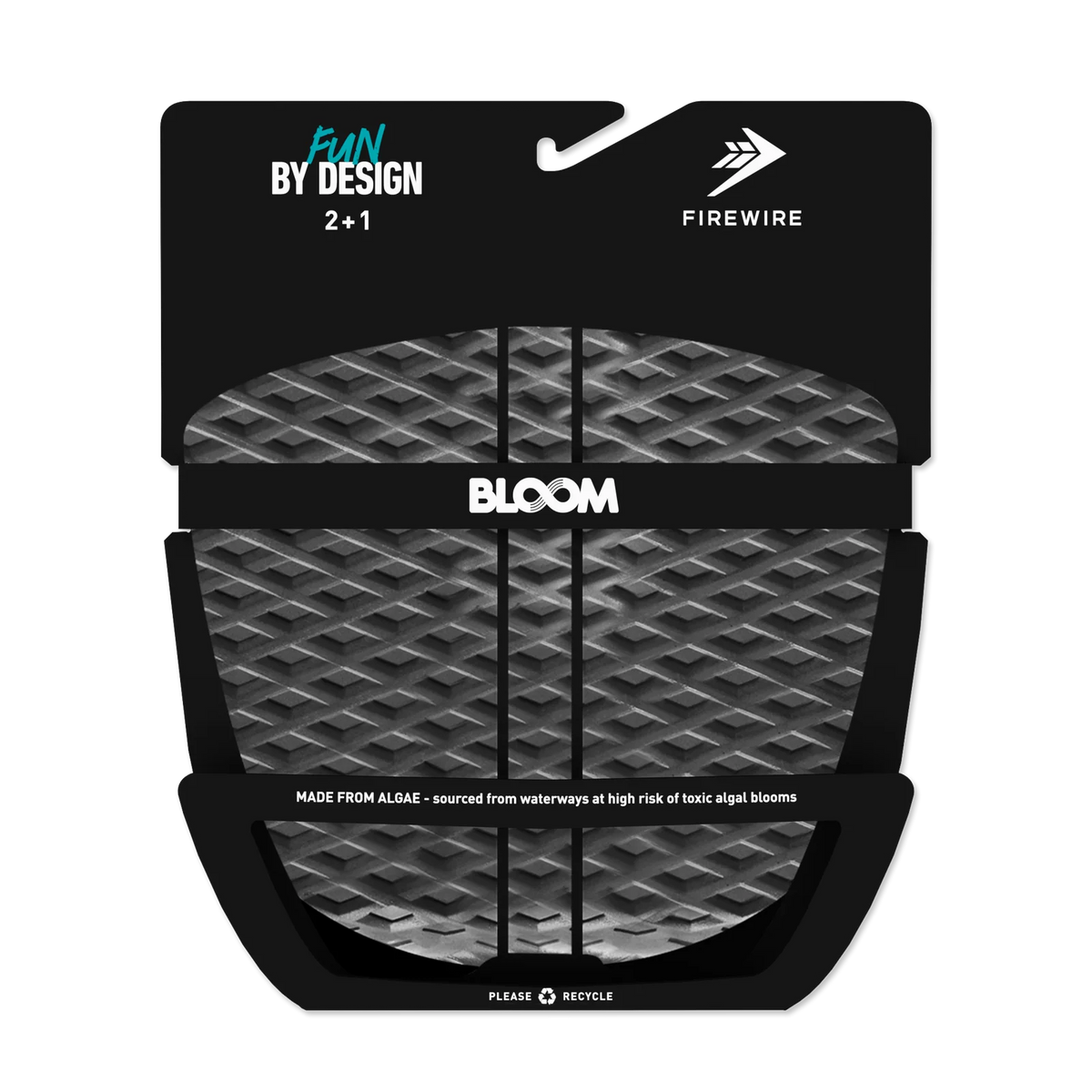 Firewire 2+1 piece flat surfboard traction pad
