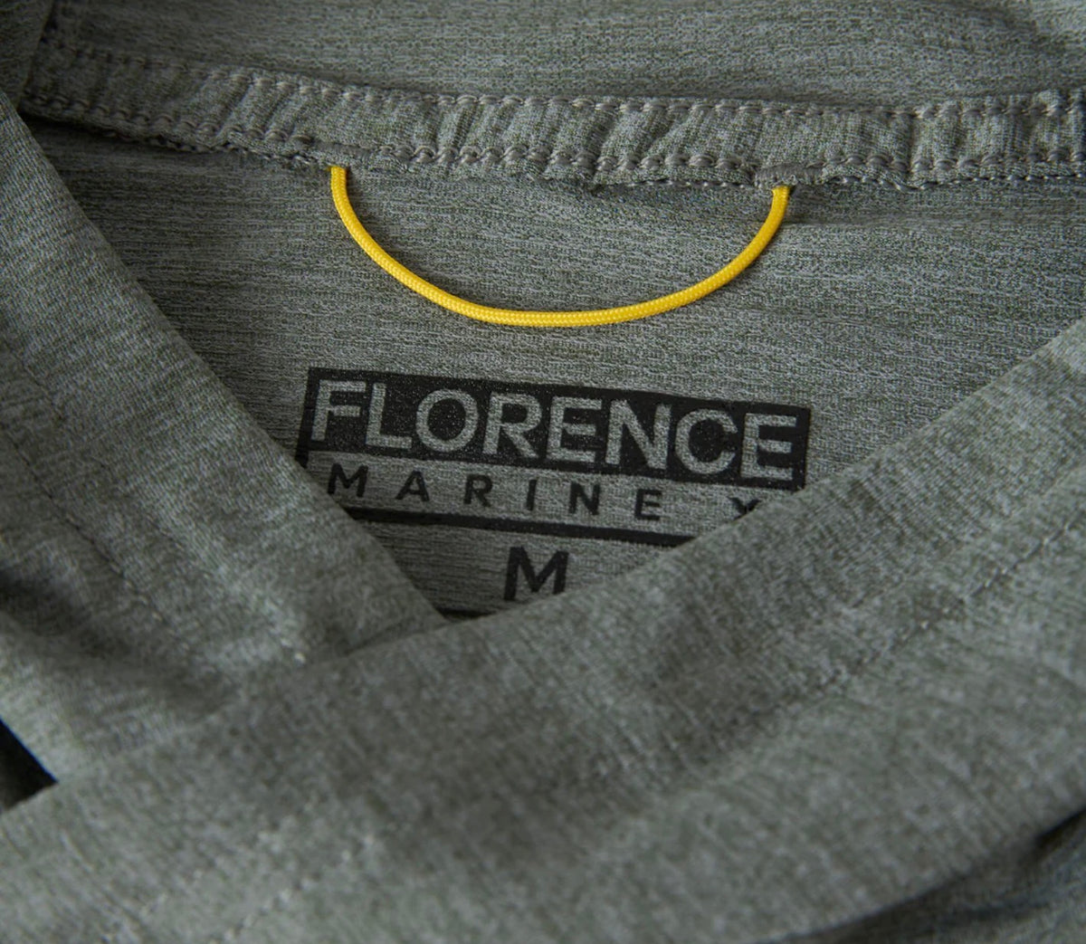 Florence Airtex Long Sleeve Hooded Shirt, product view 10