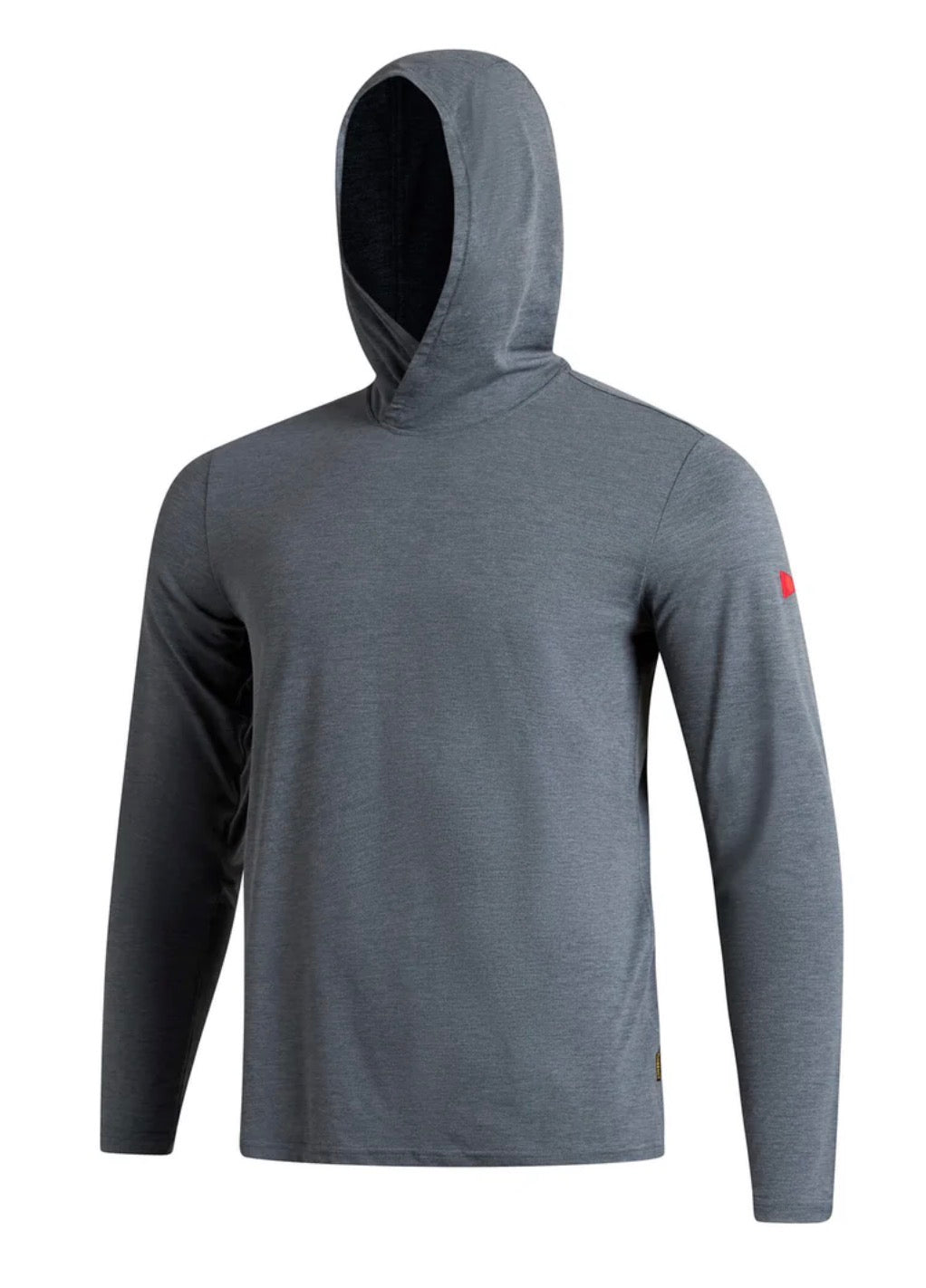 Florence Airtex Long Sleeve Hooded Shirt, product view 3