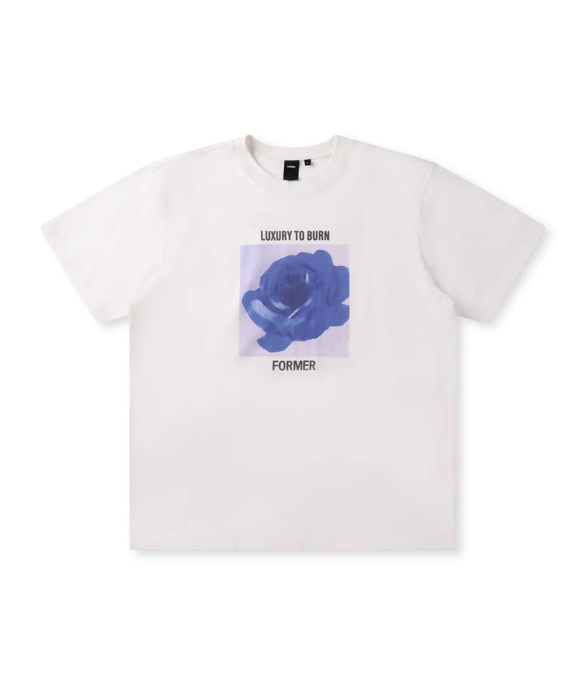 Former Another Flower T Shirt in Oyster, front view