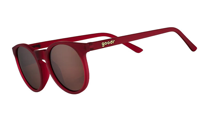 Goodr Circle G I’m Wearing Burgundy sunglasses, product view 1