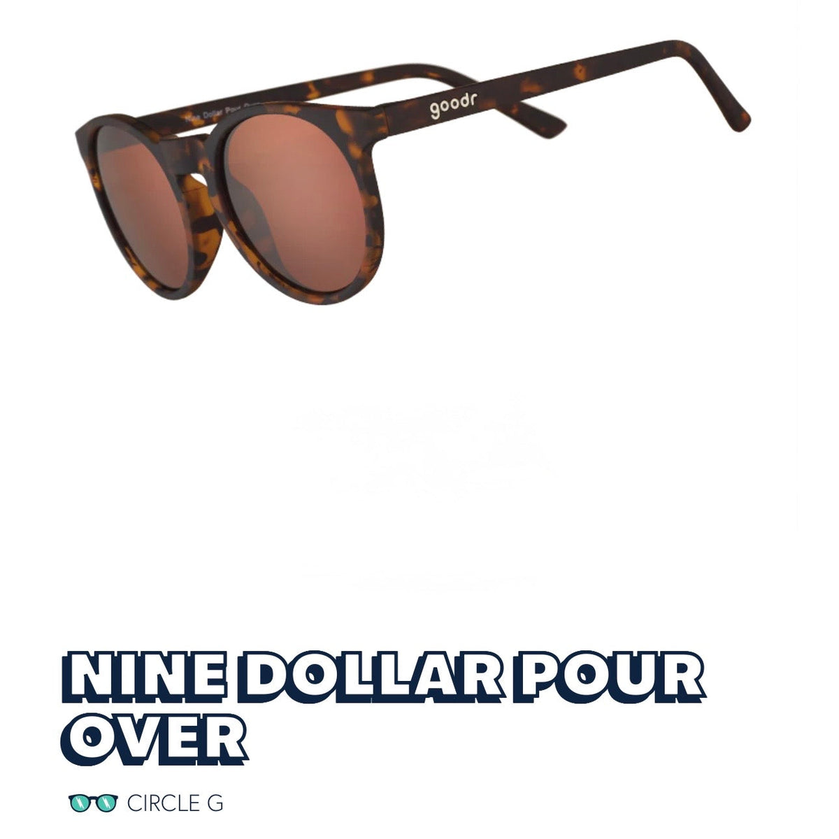 Goodr Circle G Nine Dollar Pour Over sunglasses, product view 1