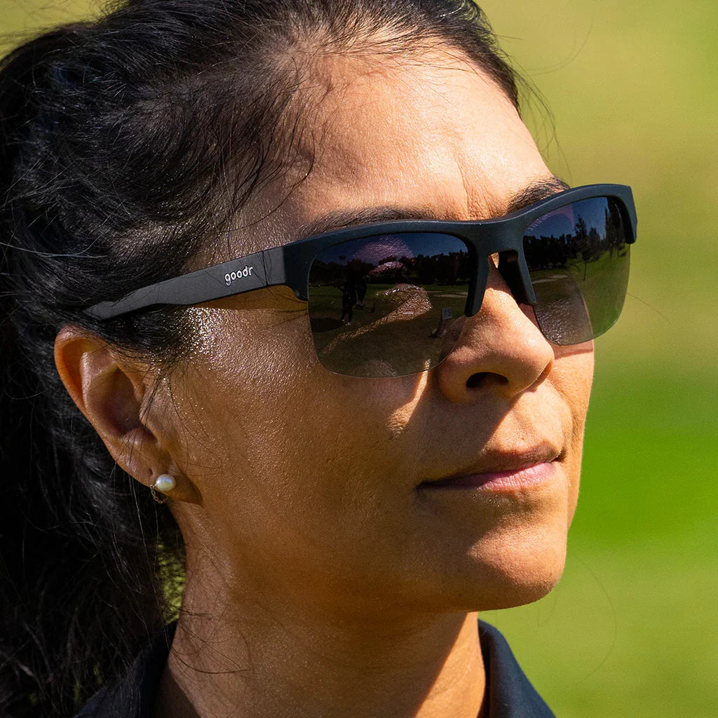 Goodr Flex G That New Asphalt Smell sunglasses, model view