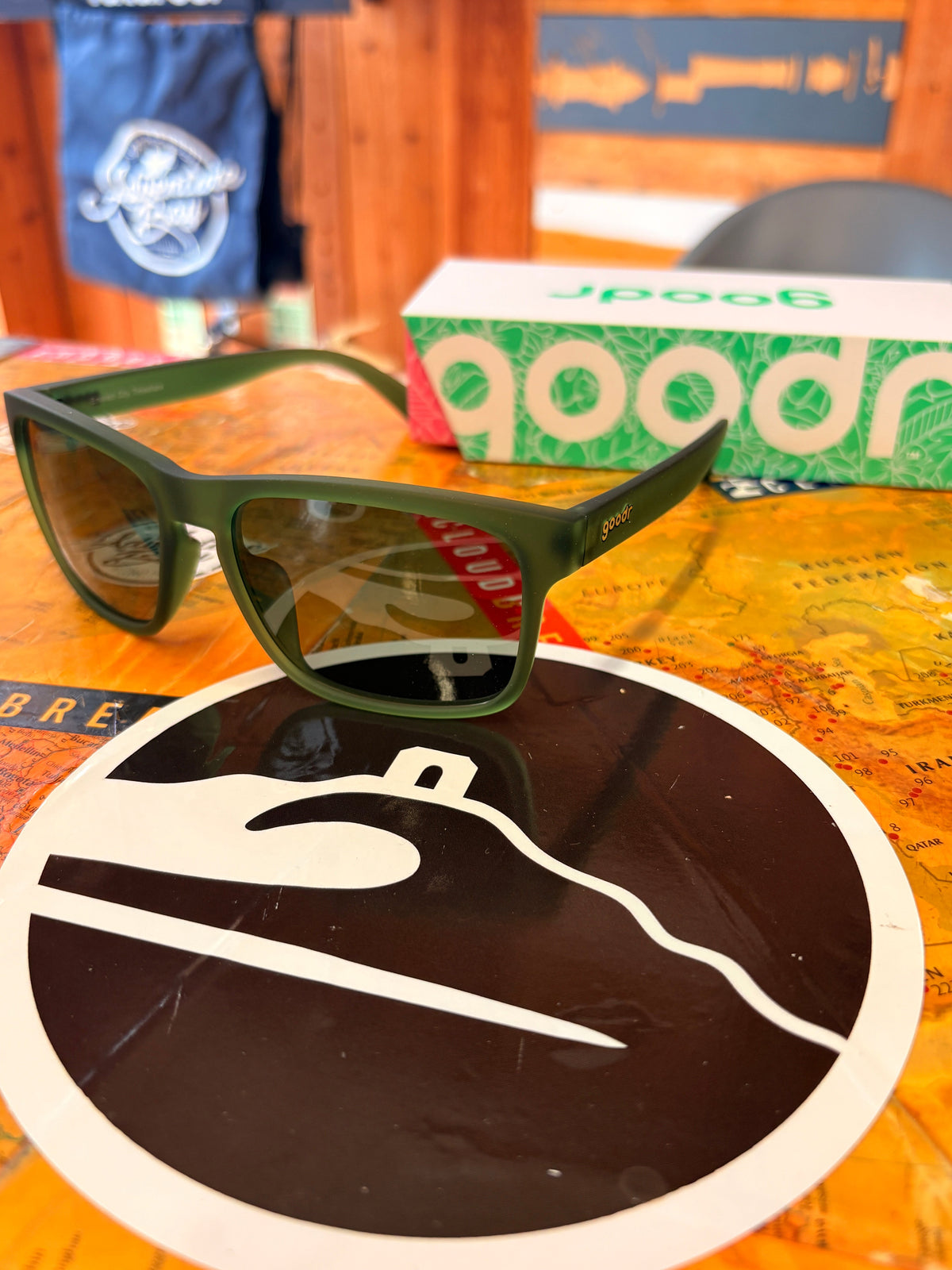Goodr Grand G Emerald City Timeshare sunglasses, product view 2