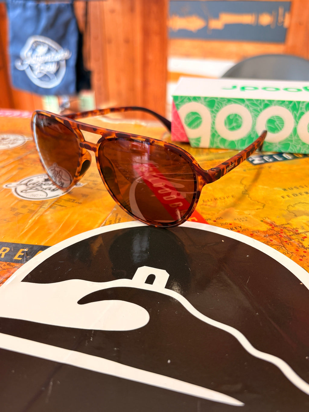 Goodr Mach G Amelia Earhart Ghosted Me sunglasses, product view 2