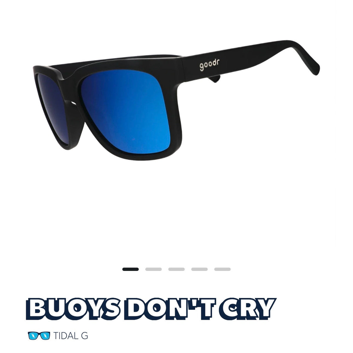 Goodr Mach Tidal G Buoys Don’t Cry sunglasses, product view 1