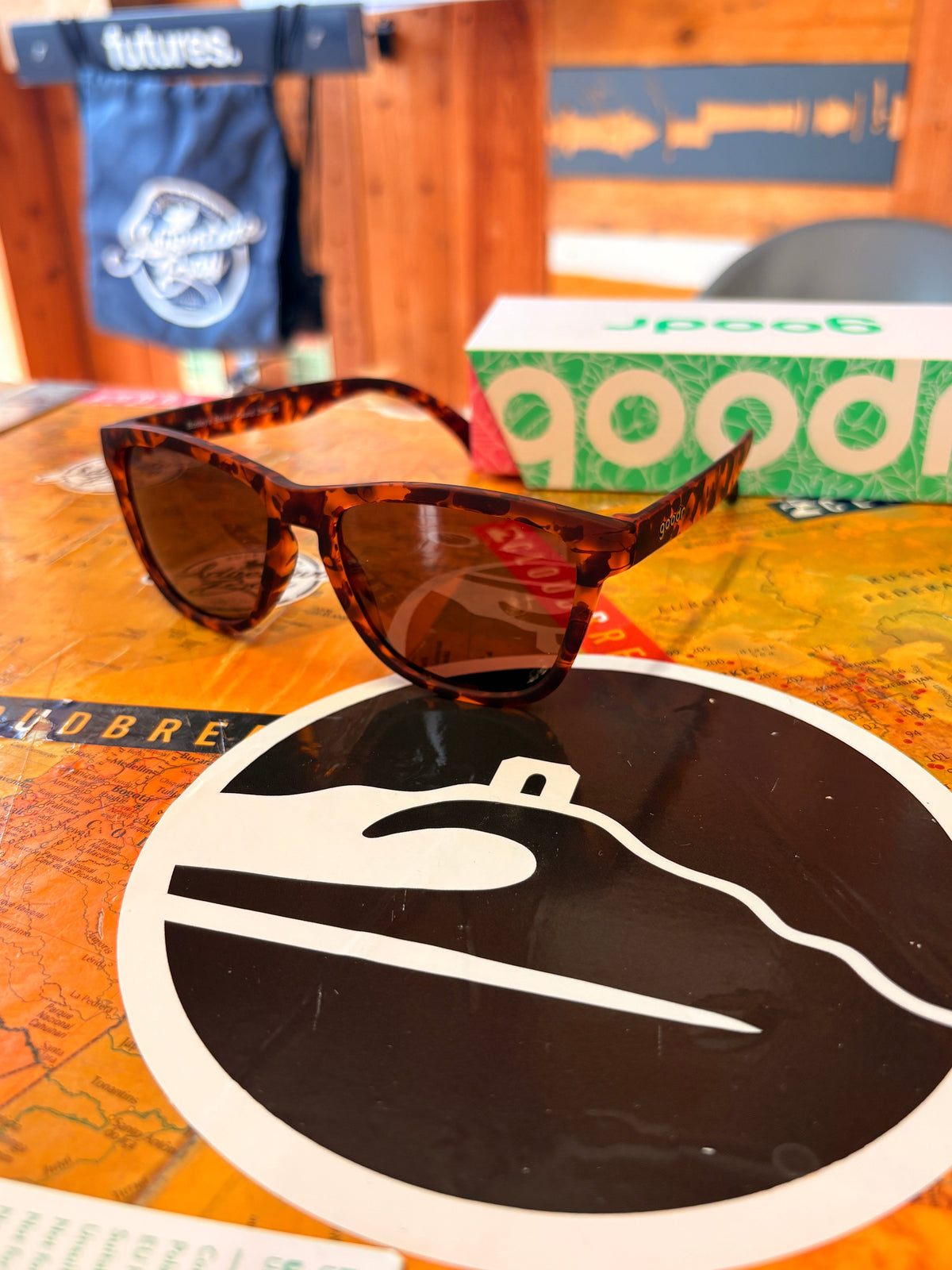 Goodr OG Bosley’s Basset Hound Dreams sunglasses, product view 2