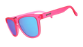 Goodr OG Flamingos On A Booze Cruise sunglasses, side view