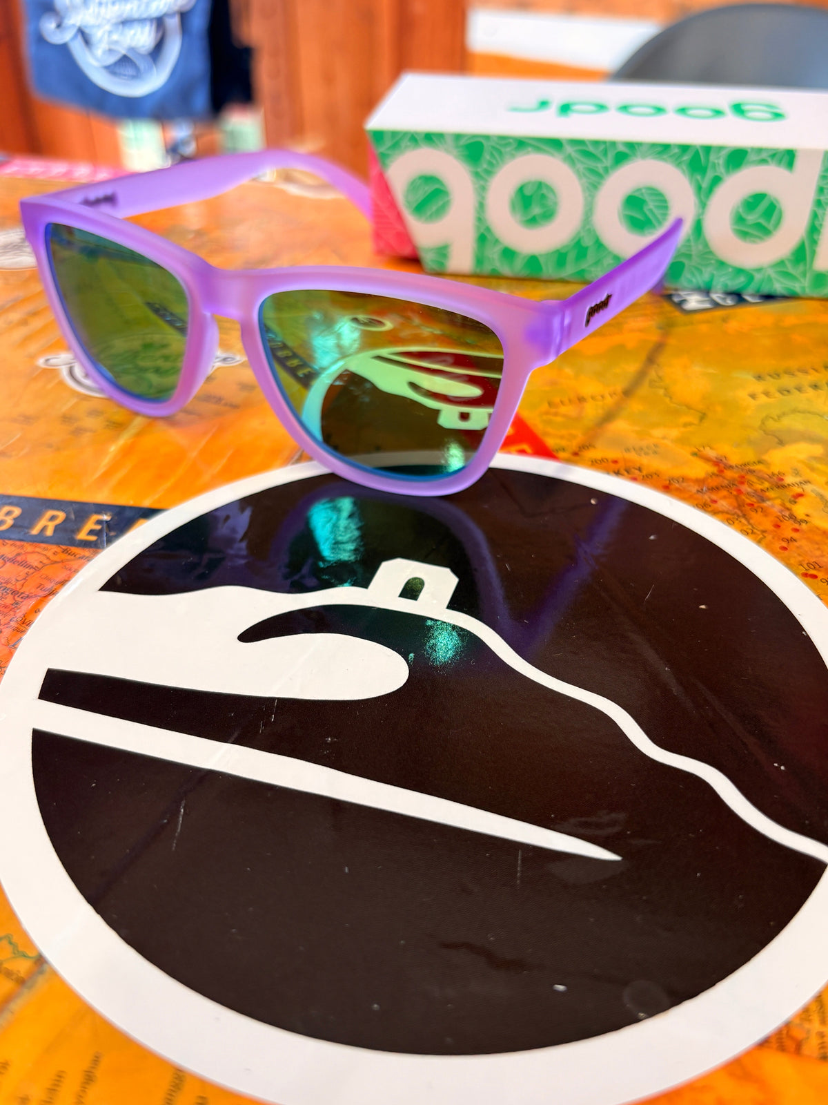Goodr OG Lilac It Like That sunglasses, product view 2