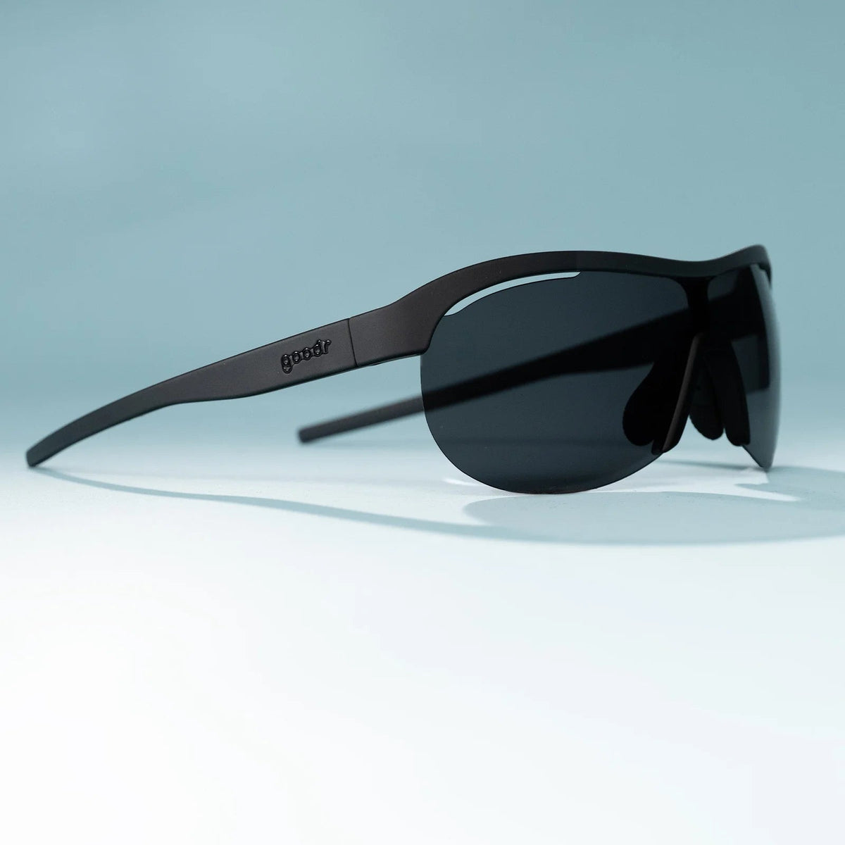Goodr Sonic G When The World Blurs sunglasses, display view
