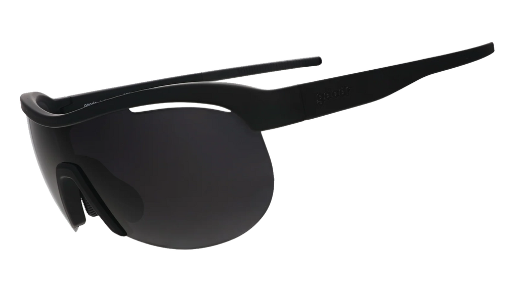 Goodr Sonic G When The World Blurs sunglasses, side view