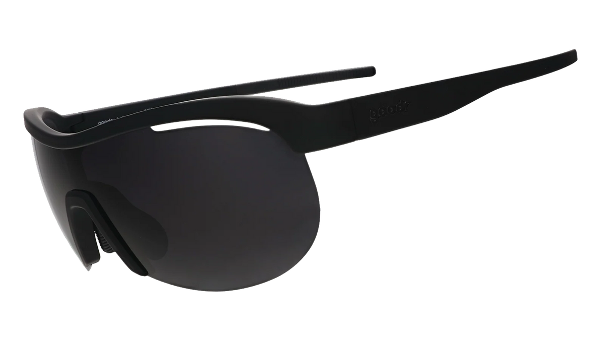 Goodr Sonic G When The World Blurs sunglasses, side view