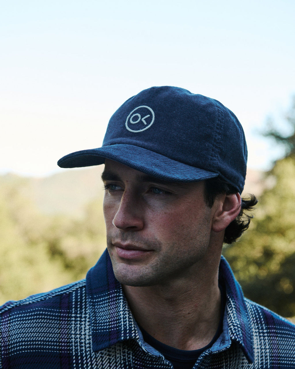Outerknown Dot Cord Hat back view
