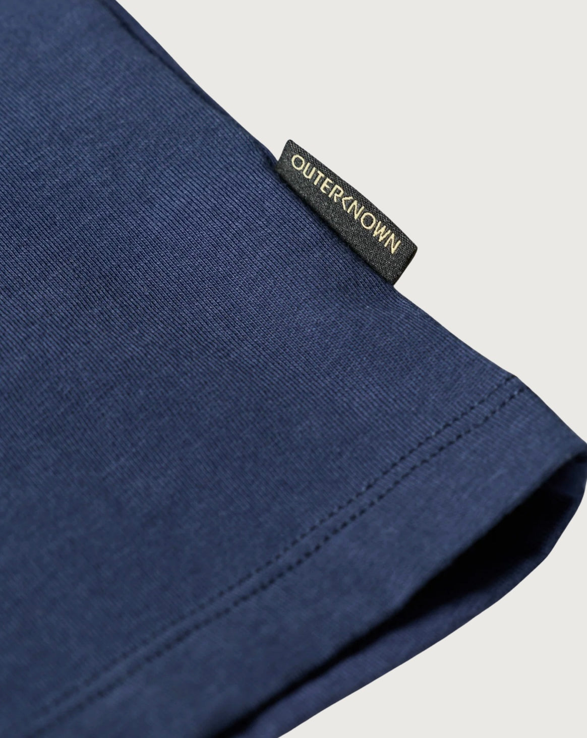 Outerknown Ty Williams Salt Water Tee in blue, additional product view
