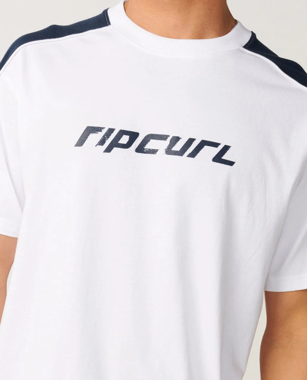 Ripcurl Archive Up Top Panel Tee, close view