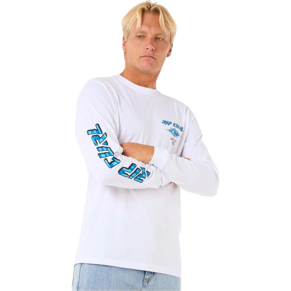 Ripcurl Men’s Fade Out Icon Tee, product view 2