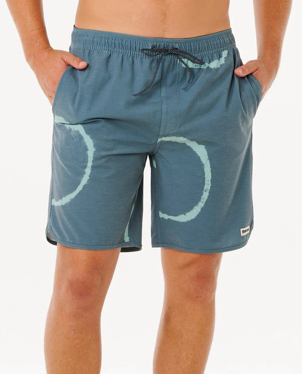 Ripcurl Men’s Pacific Rinse Dye Volley Shorts, front view
